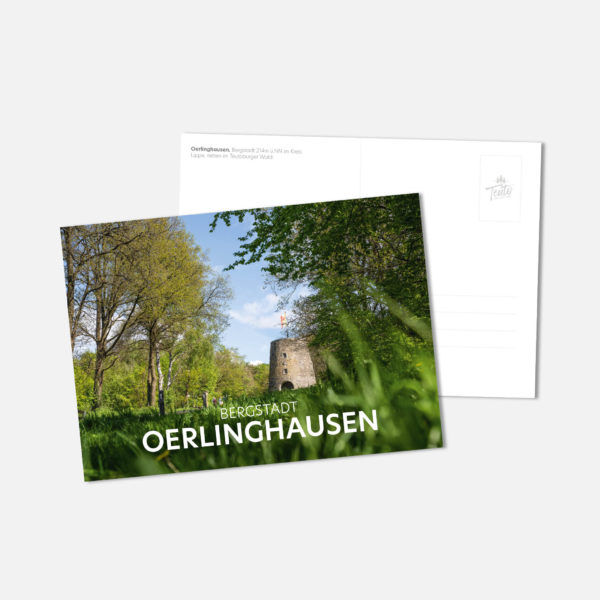 Oerlinghausen Postkarte "Kumsttonne"